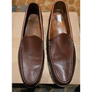 Allen Edmonds SANIBEL Chili Brown Pebble Leather Shoes Mens 10.5 Fast Shipping